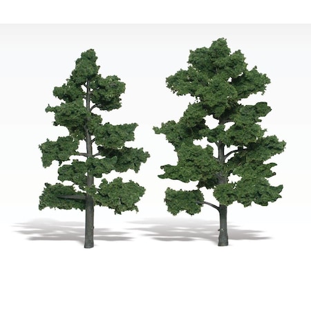Thinkandplay 6-7 in. Medium Green Trees TH1829471